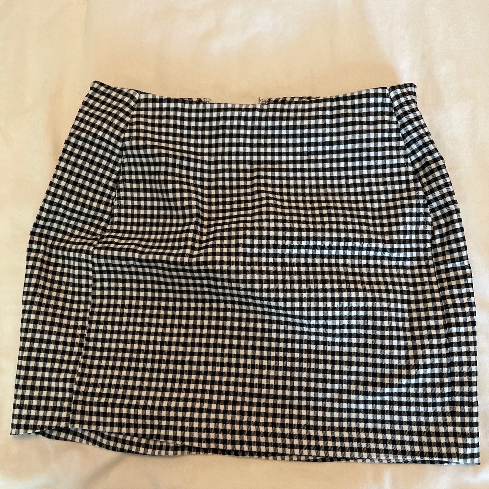 Checkered Miniskirt